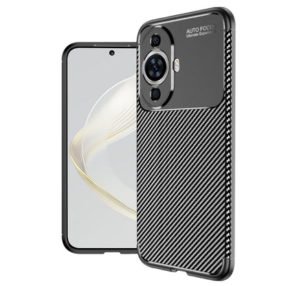 Hülle für Huawei nova 12s / nova 11, Techsuit, CarbonFiber, Schwarz