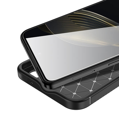 Hülle für Huawei nova 12s / nova 11, Techsuit, CarbonFiber, Schwarz