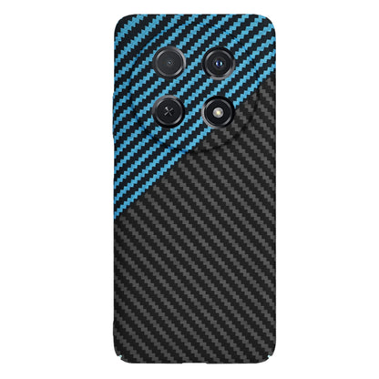 Hülle für Huawei nova 13i / nova 12i, Techsuit, Carbonite FiberShell, Schwarz Blau
