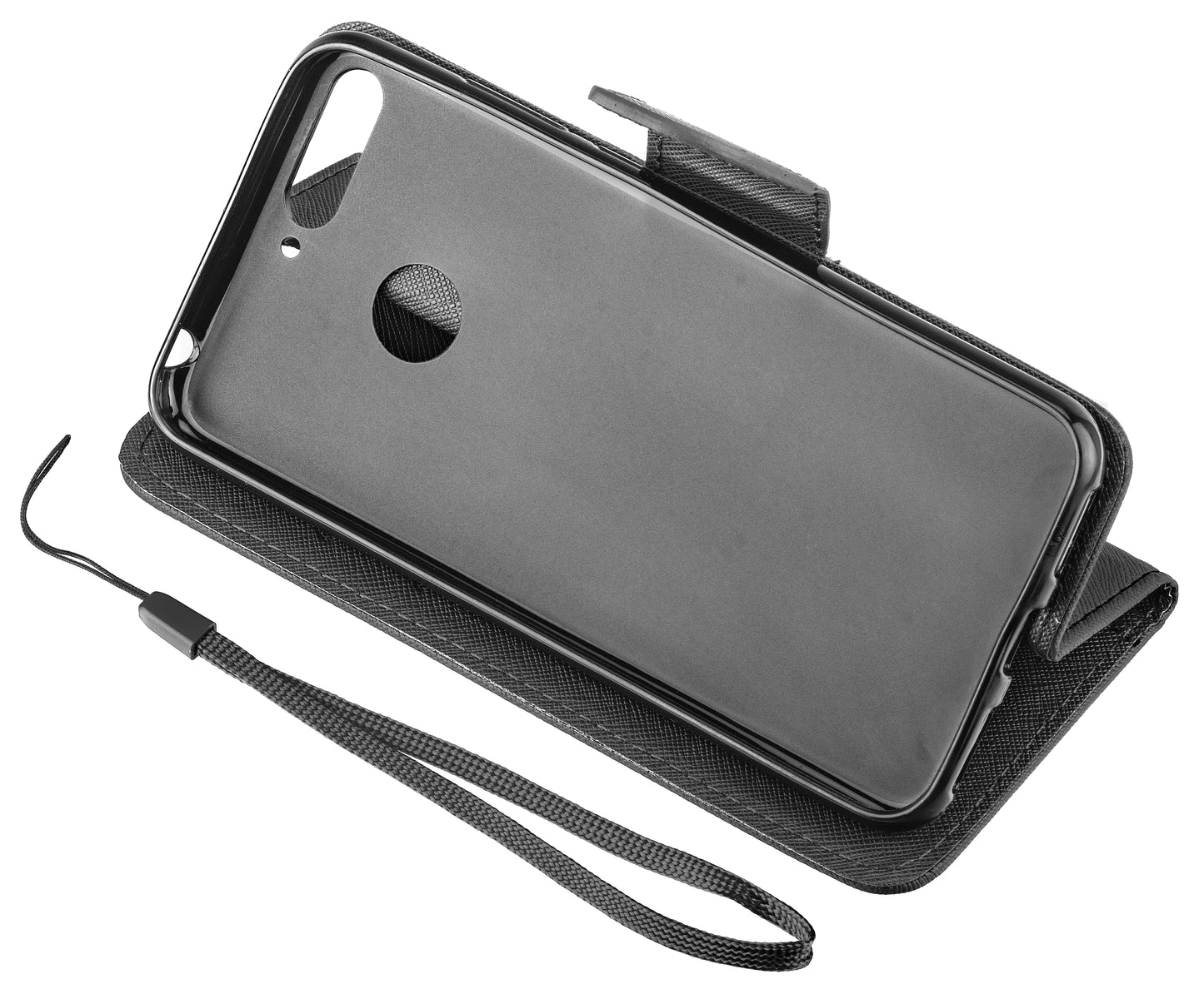 Hülle für Huawei P Smart (2019), OEM, Fancy, Schwarz