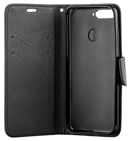 Hülle für Huawei P Smart (2019), OEM, Fancy, Schwarz