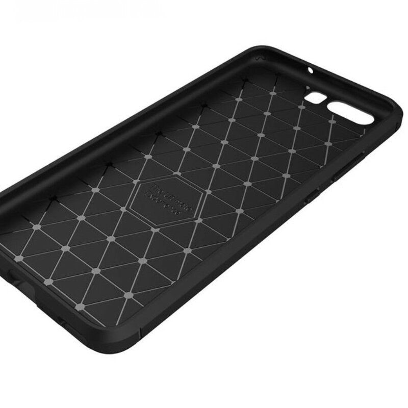 Case for Huawei P10 Plus, Techsuit, Carbon, Black