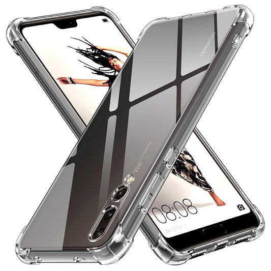 Hülle für Huawei P20 Pro, Techsuit, stoßfest klar, transparent
