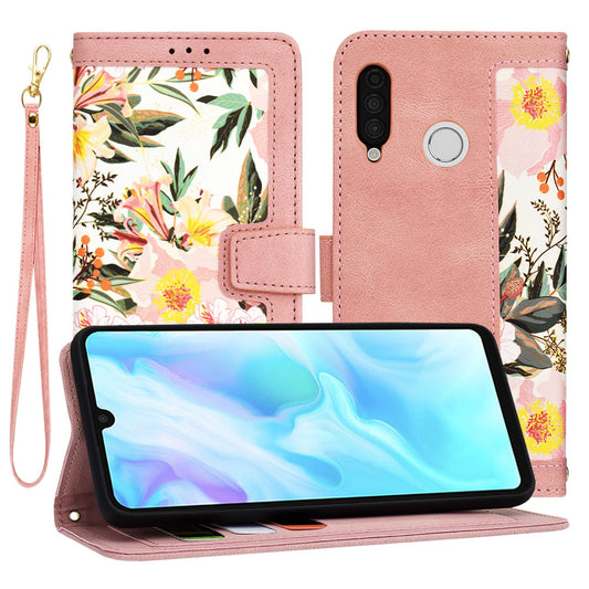 Hülle für Huawei P30 lite New Edition / P30 lite, Techsuit, FlipCraft, Rosa