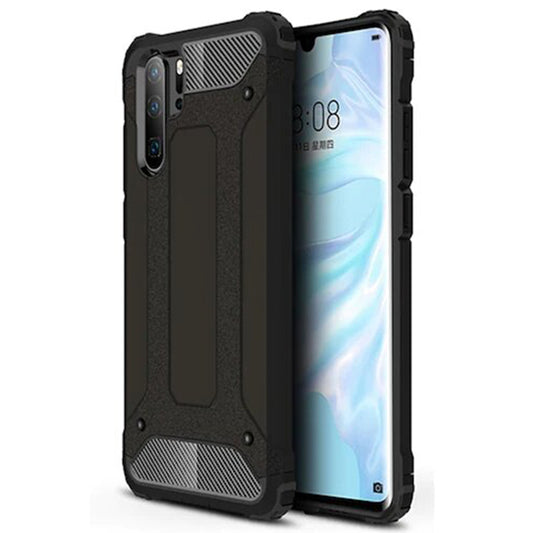 Hülle für Huawei P30 Pro New Edition / P30 Pro, Techsuit, Hybrid Armor, Schwarz