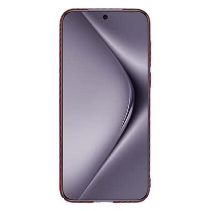 Hülle für Huawei Pura 70 Pro, Techsuit, Carbonite FiberShell, Rot