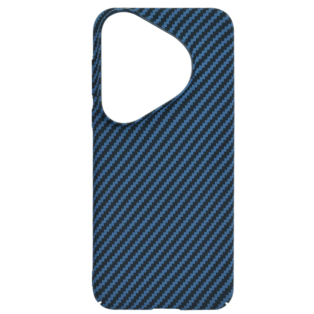 Hülle für Huawei Pura 70 Pro, Techsuit, Carbonite FiberShell, Türkis