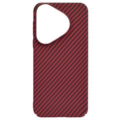 Hülle für Huawei Pura 70, Techsuit, Carbonite FiberShell, Rot