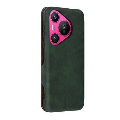 Hülle für Huawei Pura 70, Techsuit, Safe Wallet Plus, Grün