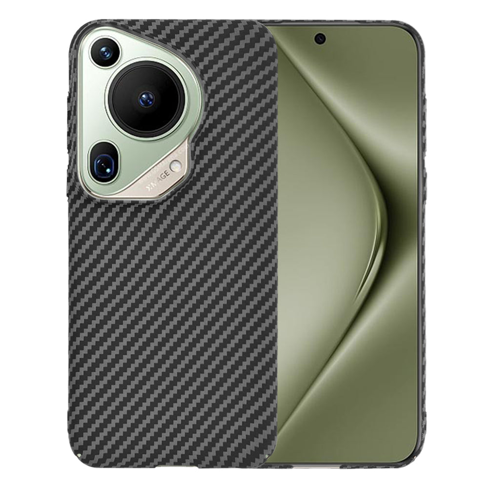 Hülle für Huawei Pura 70 Ultra, Techsuit, Carbonite FiberShell, Schwarz