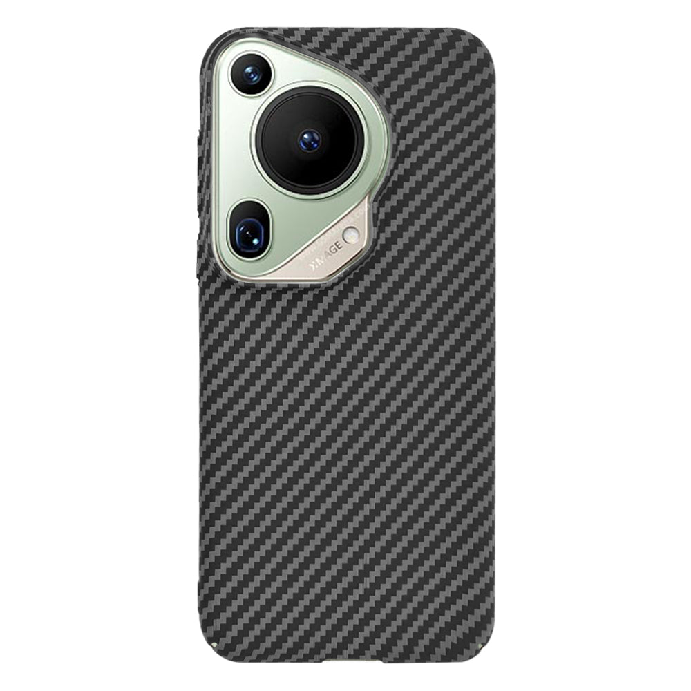 Hülle für Huawei Pura 70 Ultra, Techsuit, Carbonite FiberShell, Schwarz