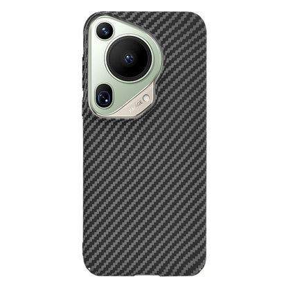 Hülle für Huawei Pura 70 Ultra, Techsuit, Carbonite FiberShell, Schwarz