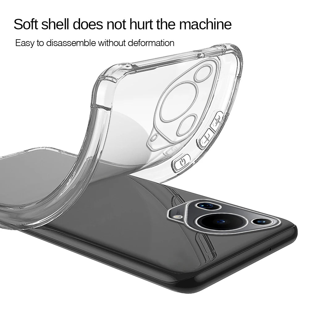 Hülle für Huawei Pura 70 Ultra, Techsuit, stoßfest klar, transparent