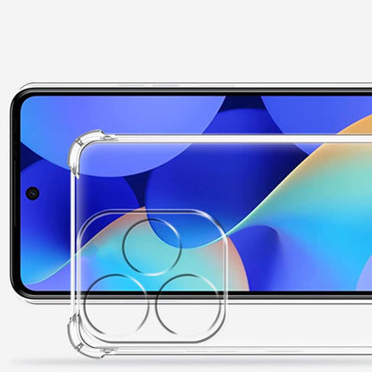 Hülle für Infinix Hot 40i, Techsuit, stoßfest klar, transparent