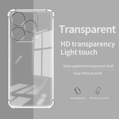 Hülle für Infinix Hot 40i, Techsuit, stoßfest klar, transparent