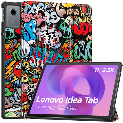 Hülle für Lenovo Idea Tab 11, Techsuit, FoldPro Urban Vibe, Mehrfarbig