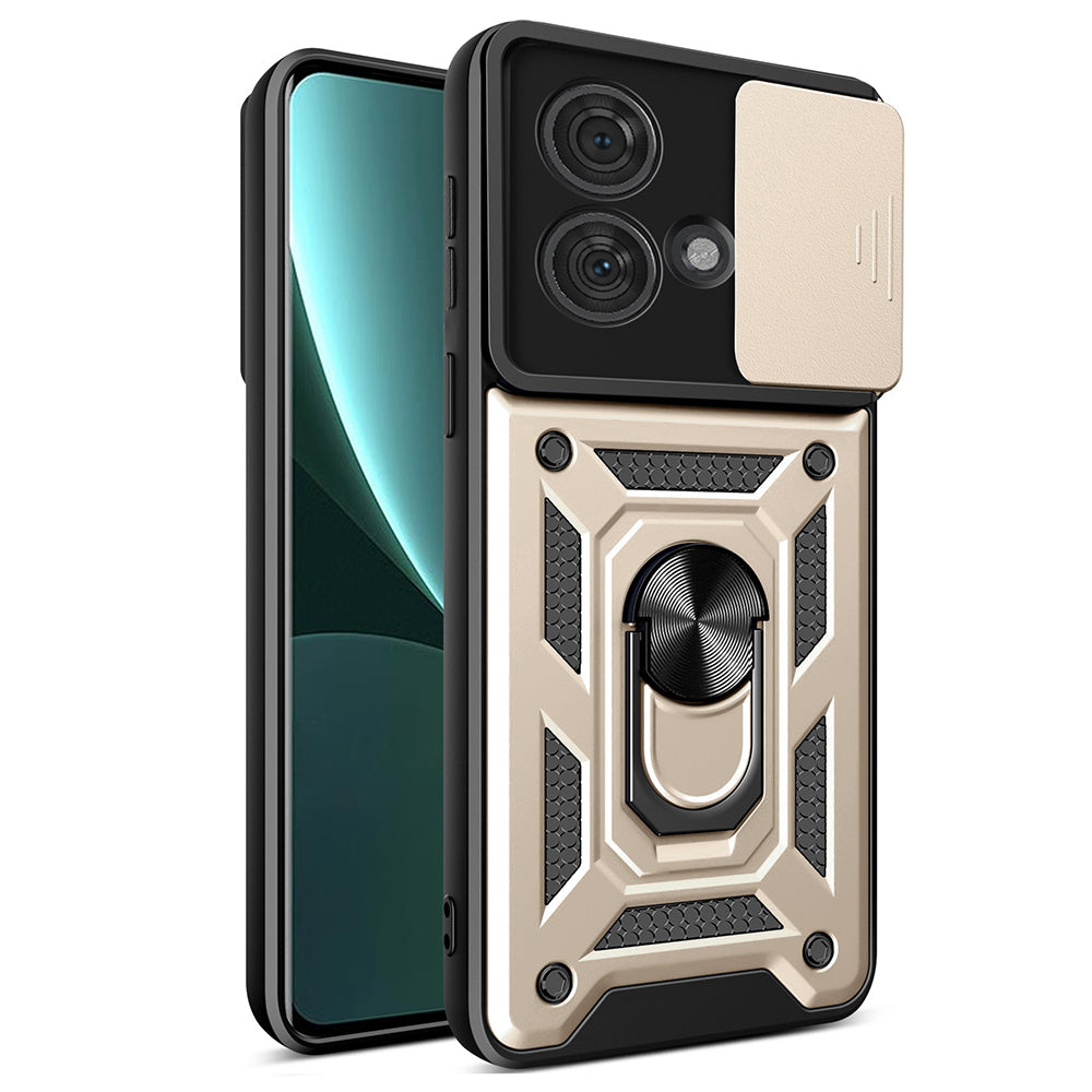 Hülle für Motorola Edge 40 Neo, Techsuit, CamShield, Gold