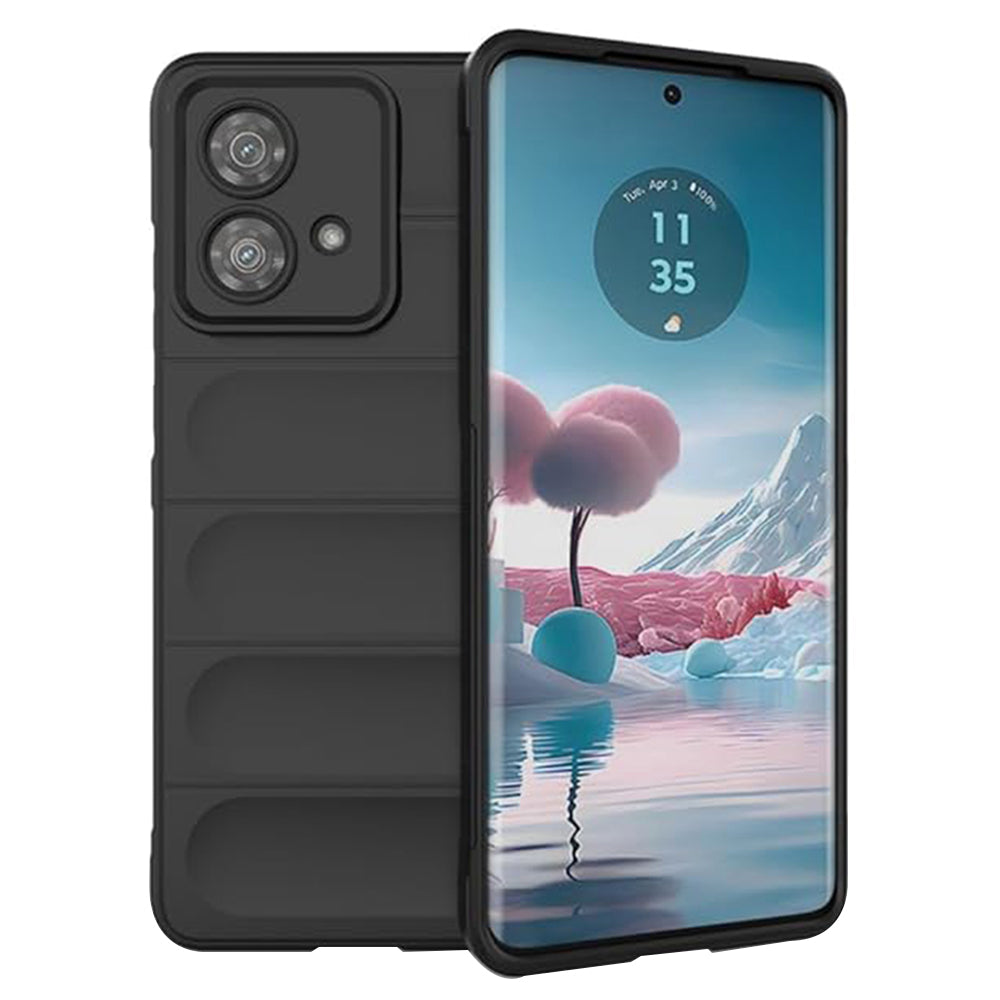 Hülle für Motorola Edge 40 Neo, Techsuit, Magic Shield, Schwarz