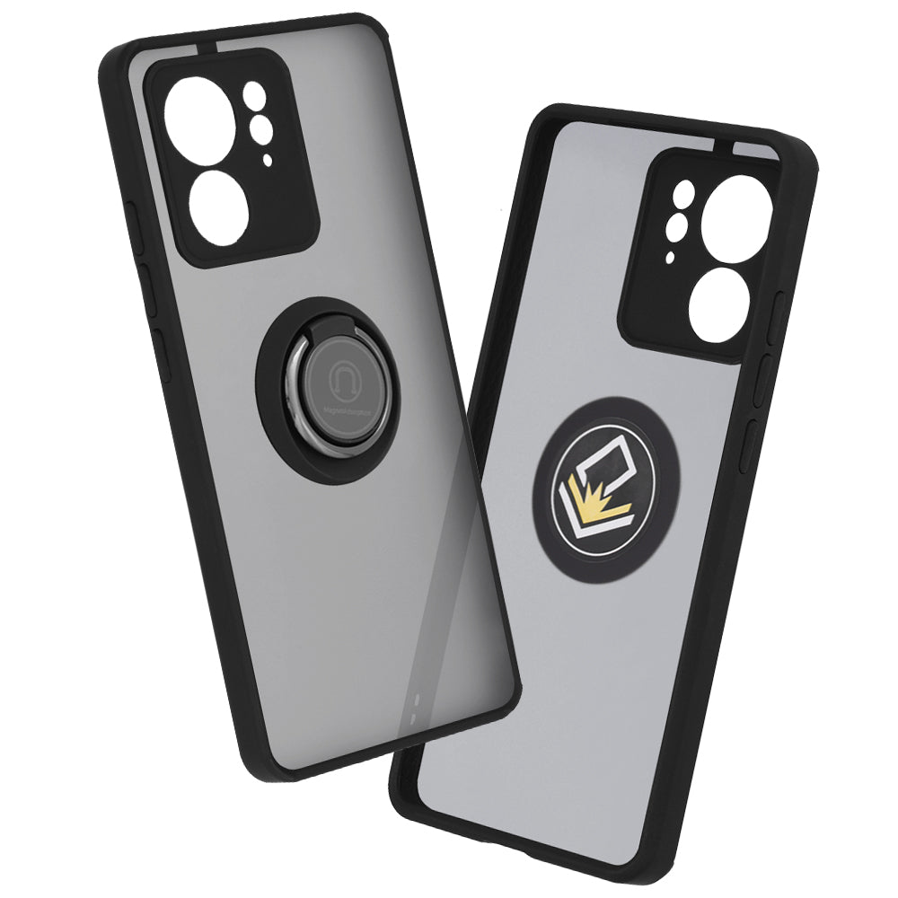 Case for Motorola Edge 40, Techsuit, Glinth, Black