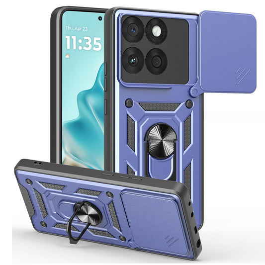 Hülle für Motorola Edge 60 Fusion / Edge 60, Techsuit, CamShield, Blau