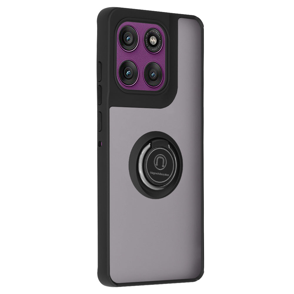Hülle für Motorola Edge 60 Pro, Techsuit, Glinth, Schwarz