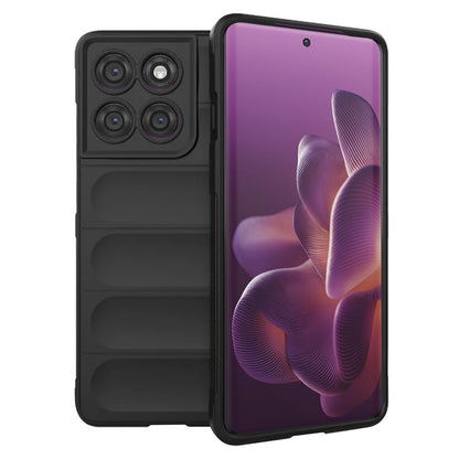 Hülle für Motorola Edge 60 Pro, Techsuit, Magic Shield, Schwarz