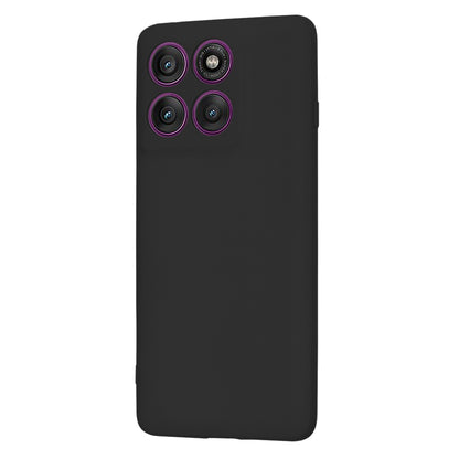 Hülle für Motorola Edge 60 Pro, Techsuit, SoftFlex, Schwarz