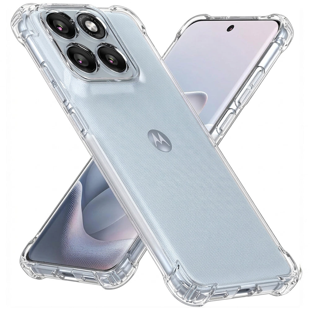 Case for Motorola Edge 70 Fusion, Techsuit, Shockproof Clear, Transparent