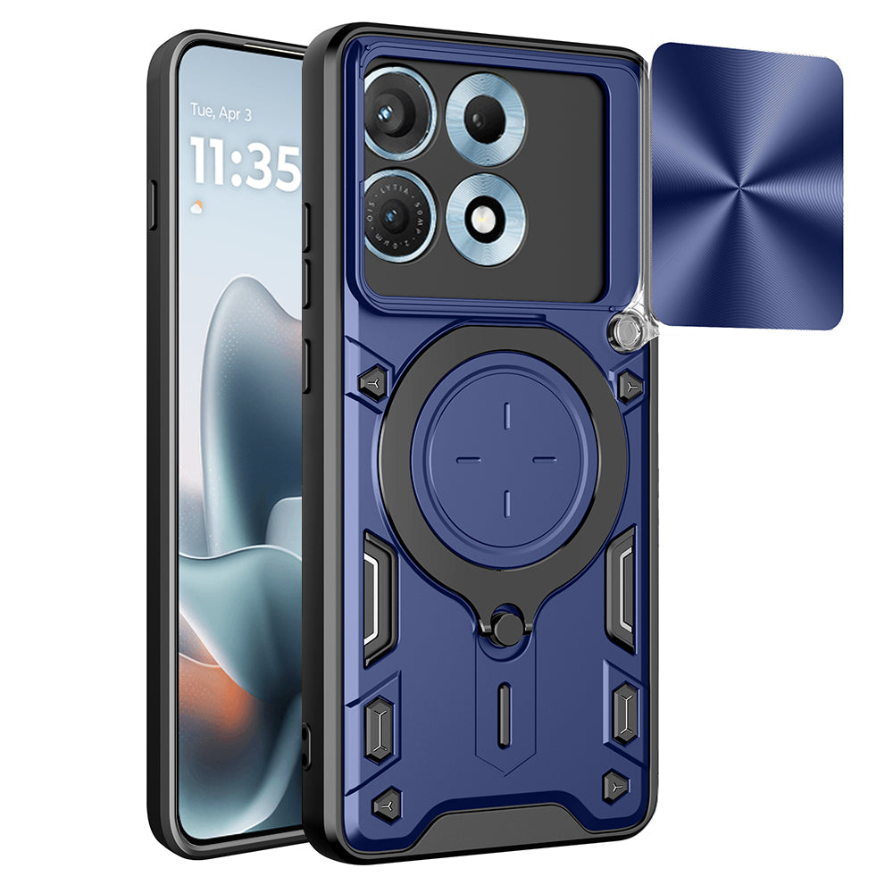 Hülle für Motorola Edge 70 Max, Techsuit, CamGuard Pro, Blau