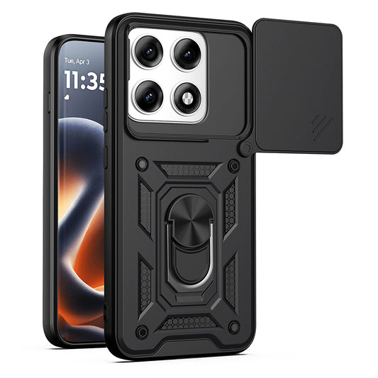 Hülle für Motorola Edge 70 Pro, Techsuit, CamShield, Schwarz