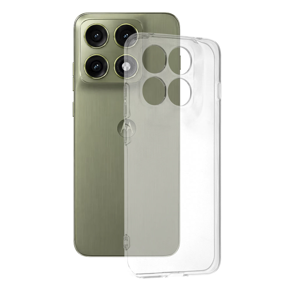 Hülle für Motorola Edge 70 Pro, Techsuit, Klar, Transparent