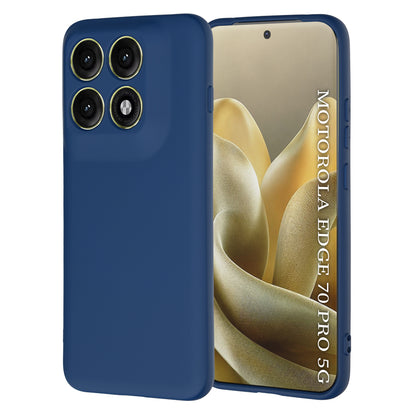 Hülle für Motorola Edge 70 Pro, Techsuit, SoftFlex, Marineblau