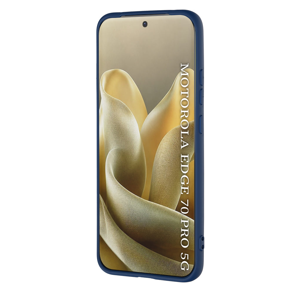 Hülle für Motorola Edge 70 Pro, Techsuit, SoftFlex, Marineblau