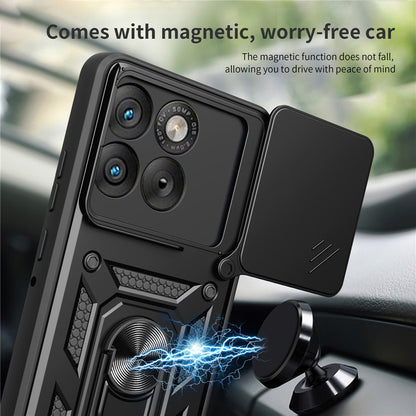 Hülle für Motorola Edge 70, Techsuit, CamShield, Schwarz