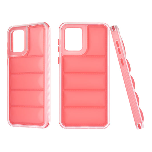 Hülle für Motorola Moto E13, Techsuit, Wave Shield, Rot