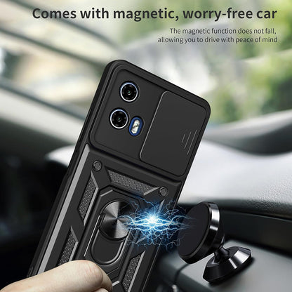 Hülle für Motorola Moto E15 / G05, Techsuit, CamShield, Schwarz