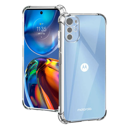 Hülle für Motorola Moto E32s / E32 / G22, Techsuit, stoßfest klar, transparent