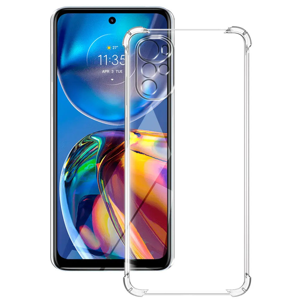 Hülle für Motorola Moto E32s / E32 / G22, Techsuit, stoßfest klar, transparent
