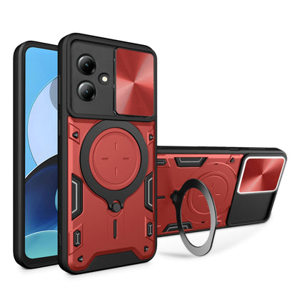 Hülle für Motorola Moto G14, Techsuit, CamGuard Pro, Rot