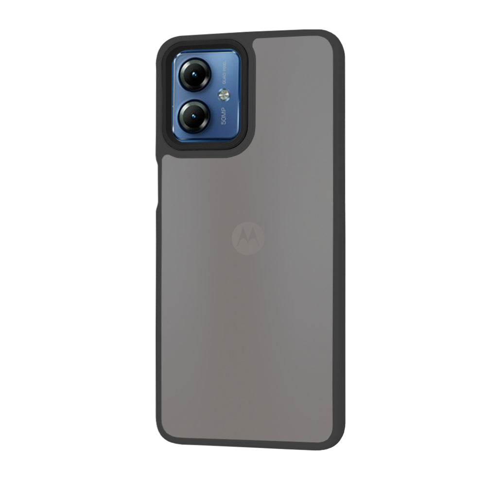 Hülle für Motorola Moto G14, Techsuit, HaloFrost, Schwarz
