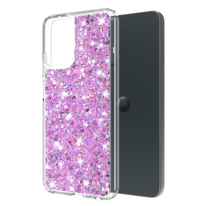 Hülle für Motorola Moto G14, Techsuit, Glitzernd, Magenta