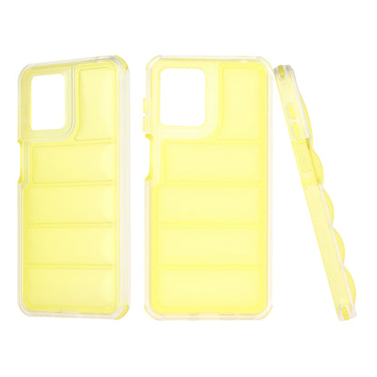 Hülle für Motorola Moto G14, Techsuit, Wave Shield, Gelb