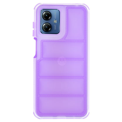 Hülle für Motorola Moto G14, Techsuit, Wave Shield, Lila