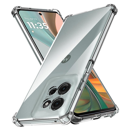 Hülle für Motorola Moto G15 / G15 Power, Techsuit, stoßfest klar, transparent