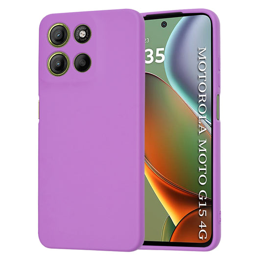 Hülle für Motorola Moto G15 / G15 Power, Techsuit, SoftFlex, Lila