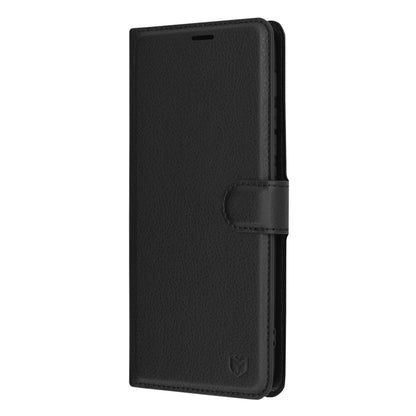Hülle für Motorola Moto G30 / G20 / G10, Techsuit, Leder-Folio, Schwarz