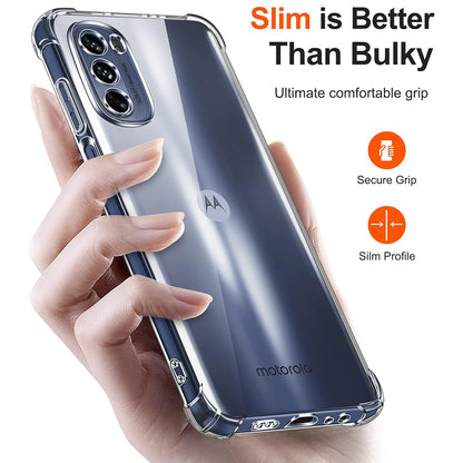 Hülle für Motorola Moto G31 / G41, Techsuit, stoßfest klar, transparent