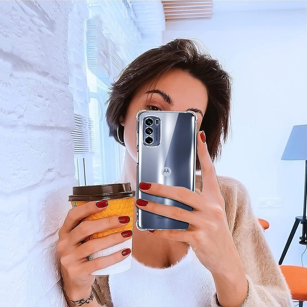 Hülle für Motorola Moto G31 / G41, Techsuit, stoßfest klar, transparent
