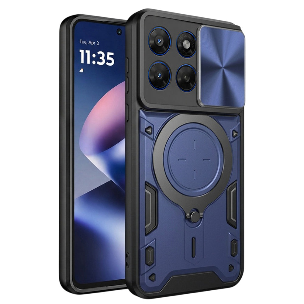 Hülle für Motorola Moto G47 / G37, Techsuit, CamGuard Pro, Blau