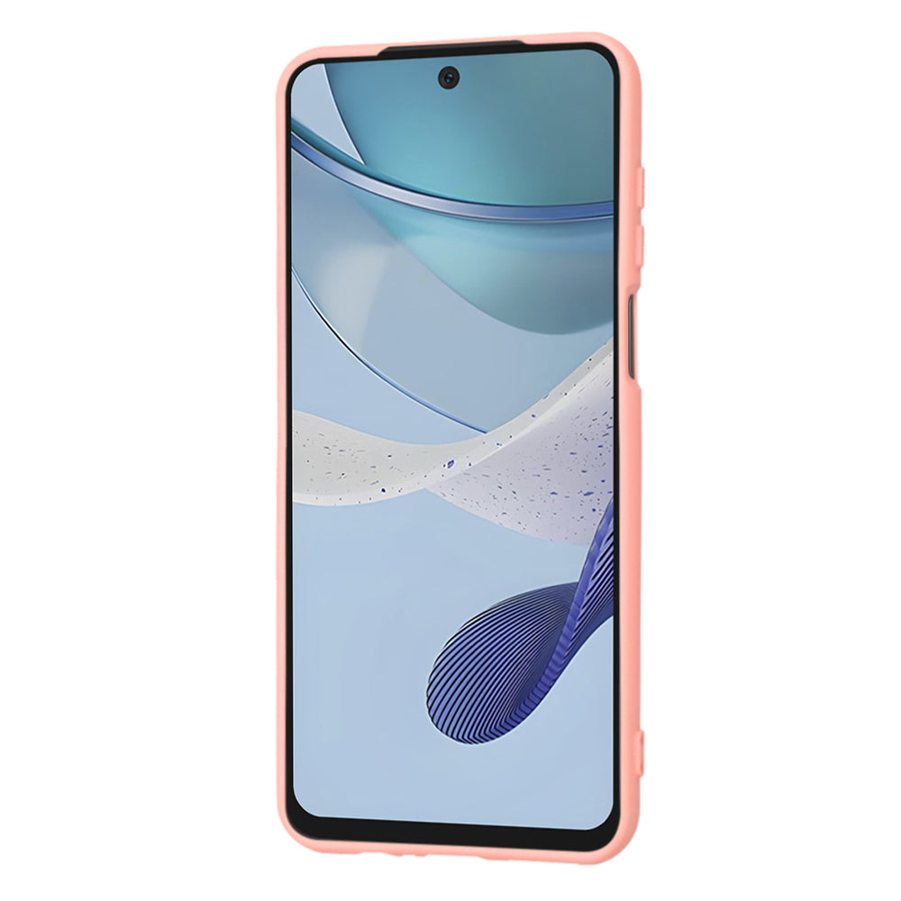 Hülle für Motorola Moto G53, Techsuit, SoftFlex, Hellrosa